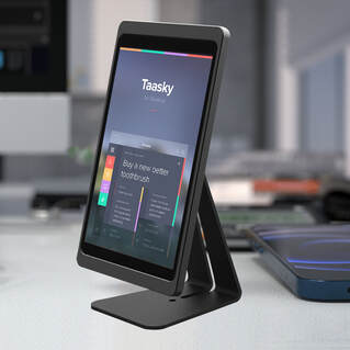 iPad   Stand with Charging Deck Promotes Safe Charging for the Device!